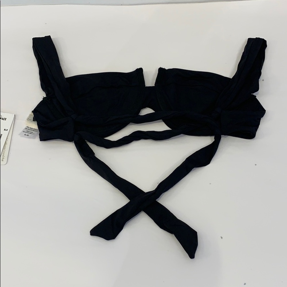 Lspace underwire camellia top black NWT